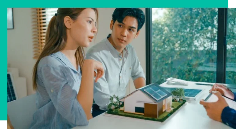 Energy advisor explaining solar options without sales pressure